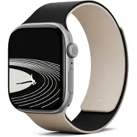 MOFT Apple MOVAS Snap Watch Band 46mm (49 mm, Acier inoxydable, Aimant, Silicone), Sangles de montre, Noir, Multicolore, Blanc