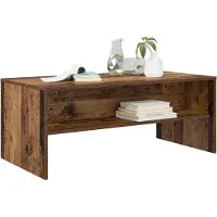 vidaXL Table basse en vieux bois 100 x 50 x 40 cm Bois composite
