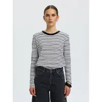 Selected T-shirt noir / blanc