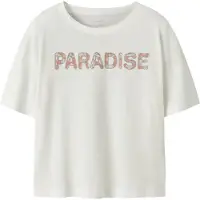 Name it T-Shirt 'NKFVONAYA' orange foncé / argent / blanc