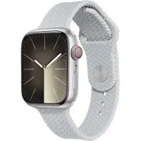 IMoshion Bracelet tressé en silicone Apple Watch | 44/45/46/49 mm - Gris