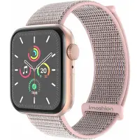 IMoshion Bracelet en nylon pour Apple Watch | 44/45/46/49 mm - Sand Pink