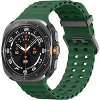 IMoshion Bracelet Ocean en silicone Samsung Galaxy Watch Ultra 2 (2026) / Ultra (2024/2025) - Vert foncé