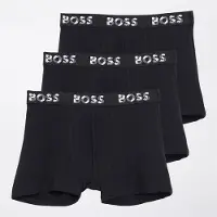 BOSS lot de trois caleçons noirs garçon