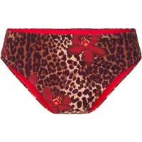 Lingadore Bas de bikini beige / orange foncé / rouge vif / rouge foncé