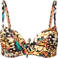 Lingadore Hauts de bikini chamois / aqua / rouille / noir