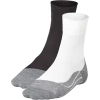 Falke Chaussettes de sport gris / noir / blanc