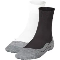 Falke Chaussettes de sport gris / noir / blanc