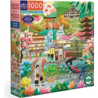 Eeboo Puzzle 1000 pieces - Seasons in Kyoto