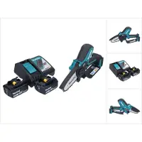Makita DUC 101 RT Trononneuse d'elagage sans fil 18 V 10 cm Brushless + 2x batterie 5,0 Ah + kit chargeur