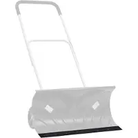 vidaXL Barre en caoutchouc pour chasse-neige Noir 180x15x1 cm