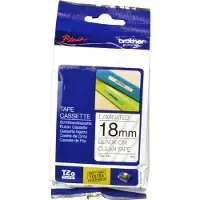 Brother TZe-141 - (18 mm) - Noir sur transparent - Ruban