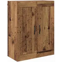 vidaXL Armoire murale vieux bois 69,5 x 34 x 90 cm Bois composite