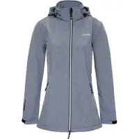 NORDBERG RONDA - Veste d'été en softshell pour femme - Gris clair chiné - Taille L