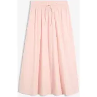 Bonprix Jupe midi en coton extensible