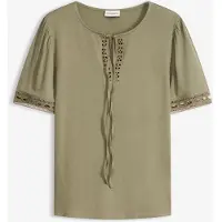 Bonprix T-shirt tunique avec dentelle