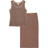 Bonprix Top et jupe (ens. 2 pces) en coton extensible