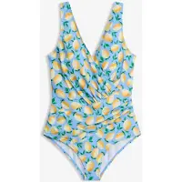 Bonprix Maillot 1 pièce sculptant et croisé, maintien modéré