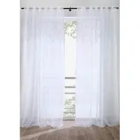 Bonprix Voilage avec broderies (1 pce)