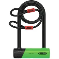 ABUS Ultra Mini 410k/150hb180 Sh + Cobra 1200 X 10 Mm U-lock Vert 180 x 106 x 12 mm