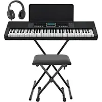 Gear4Music K2 61-Note Keyboard with Bluetooth by Stand Pack