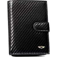 Peterson Portefeuille en cuir pour hommes Asami Noir Taille unique