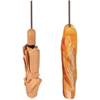 Kikkerland Unisexe, Parapluie, Baguette Umbrella, Multicolore