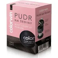 Colorwin Colourwin Wax Oil Powder pour enrober les racines et donner du volume aux cheveux noirs, 3.2g