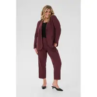 KAFFE CURVE Blazer 'Sakira' bourgogne
