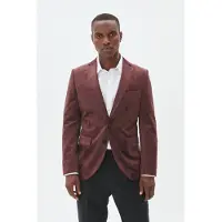 Matinique Veste de costume brun foncé