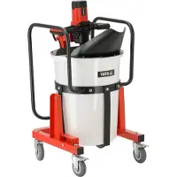 YATO Bétonnière, station de mélange, malaxeur 100 litres 1900W, malaxeur à mélange forcé