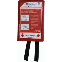 PLASTIMO Fire Protection Blanket Rouge 100 x 100 cm