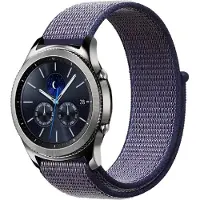 IMoshion Bracelet en nylon pour Samsung Galaxy Watch 3 (45 mm) / Watch (46 mm) / Gear S3 Frontier / Gear S3 Classic (22 mm) - Violet