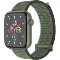 IMoshion Bracelet en nylon pour Apple Watch | 44/45/46/49 mm - Dark Olive