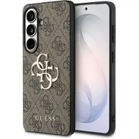 GUESS Coque 4G Metal Logo Backcover Samsung Galaxy S26 Plus - Marron