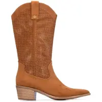 Xti pour femme. 14547302-CAMEL Bottes 145473 marron (37), 3 à 5 cm, Fermeture éclair, Casuel