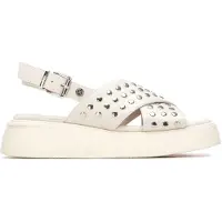 Xti pour femme. 14523902-HIELO Sandales 145239 blanc cassé (36), Plat, Boucle, Casuel