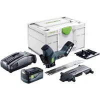Festool ISC 240 EB-Basic Scie à matériaux isolants sans fil 18 V 240 mm + 1x batterie 5,0 Ah + chargeur rapide + Systainer