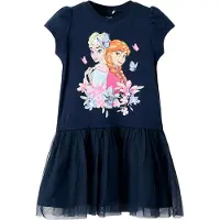 Name it Emma Frozen Sleeveless Short Dress Bleu 8 Years Fille