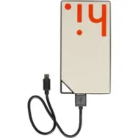 Design Letters Batterie Externe - 8000mAh - Beige - - UneTaille - Batterie Externe
