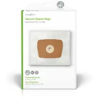 Nedis Sac d'aspirateur | 4 pcs. | Synthétique | Le plus populaire pour : Lux 180 | Blanc