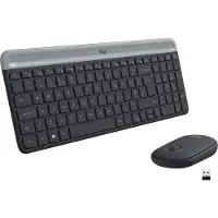 Logitech Slim Wireless Combo MK470 - Ensemble clavier et souris