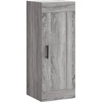 vidaXL Armoire murale Gris Sonoma 34,5x34x90 cm Bois composite