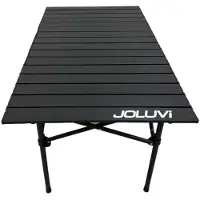 Joluvi Camptab Folding Table With Benches Set Noir