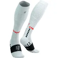 Compressport - Chaussettes de récupération - Full Socks Recovery 2.0 White - Taille 39-41 - Blanc