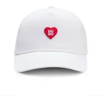 HUGO Casquette enfant en twill de coton à logo brodé