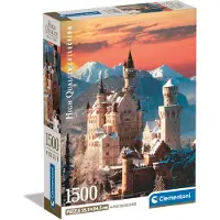 Clementoni , le Puzzle européen Made in Italie Puzzle Chateau de Neuschwanstein - 1500 pièces