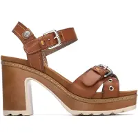 Refresh pour femme. 17529002-CAMEL Sandales 175290 marron (38), 5 à 8 cm, Boucle, Casuel