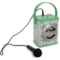 Eurekakids Portable Bluetooth Karaoke Usb C Vert Enfants