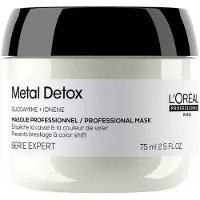 L'Oréal Serie Expert Metal Detox masque nourrissant en profondeur pour cheveux colorés et abîmés 75 ml